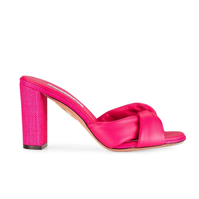 Olie 85MM Twisted Raffia Mules