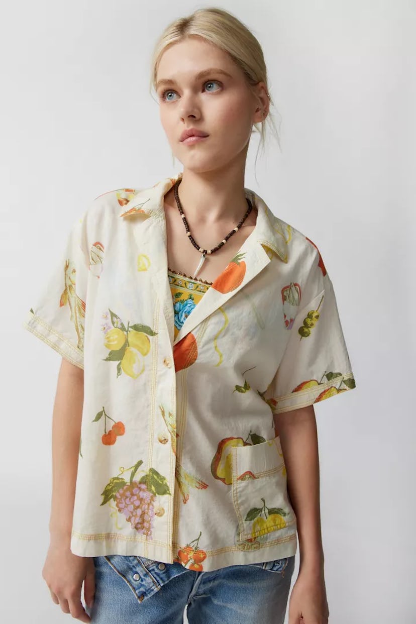 Lana Souvenir Button-Down Shirt