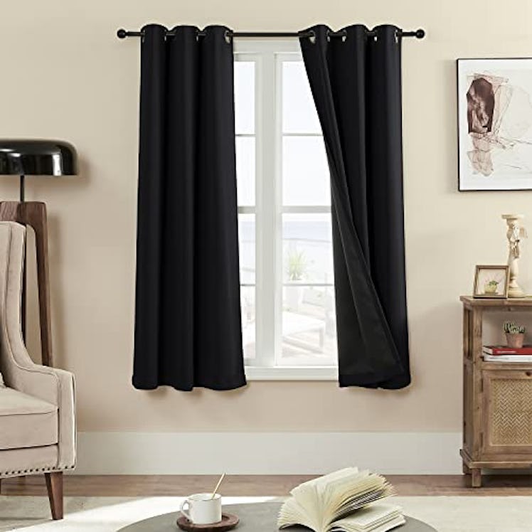 Rutterllow 100% Blackout Curtain 2 Panels