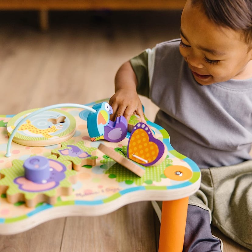 Melissa & Doug First Play Children’s Jungle Wooden Activity Table