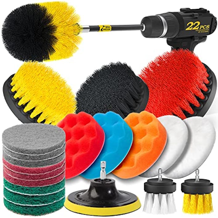 Holikme Drill Brush Attachments Set (22 Pieces)