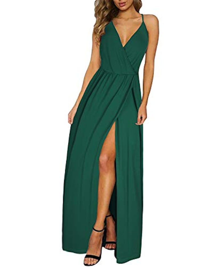 II ININ Deep V-Neck Dress