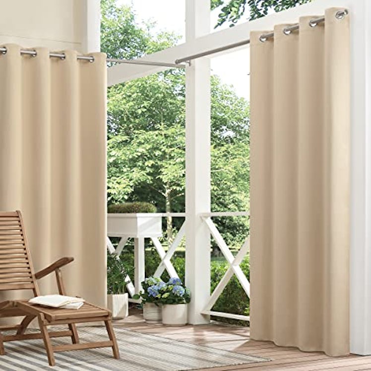 ECLIPSE Bradford Waterproof Blackout Thermal Insulated Outdoor Curtain
