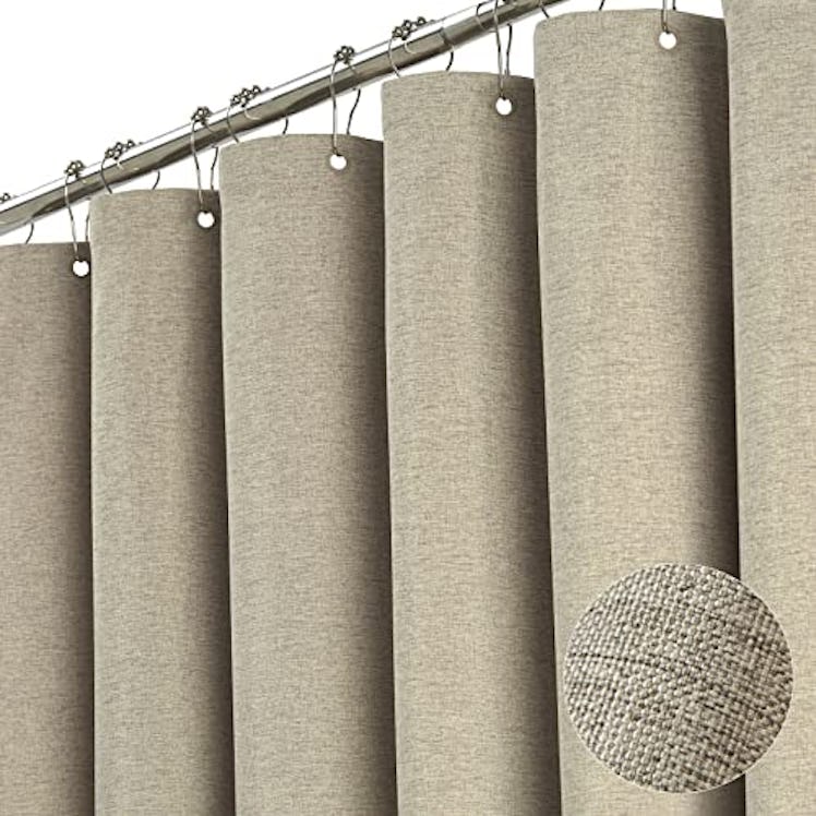 BTTN Fabric Shower Curtain