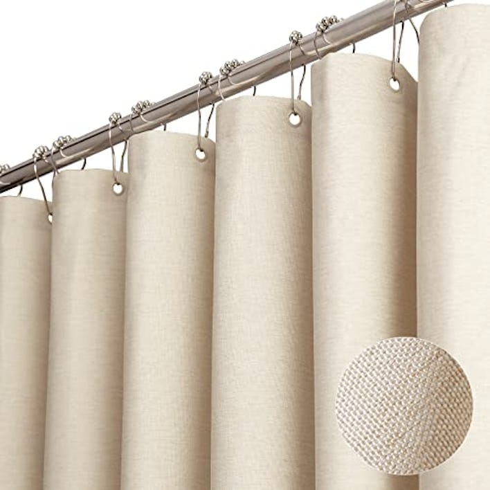 BTTN Fabric Shower Curtain