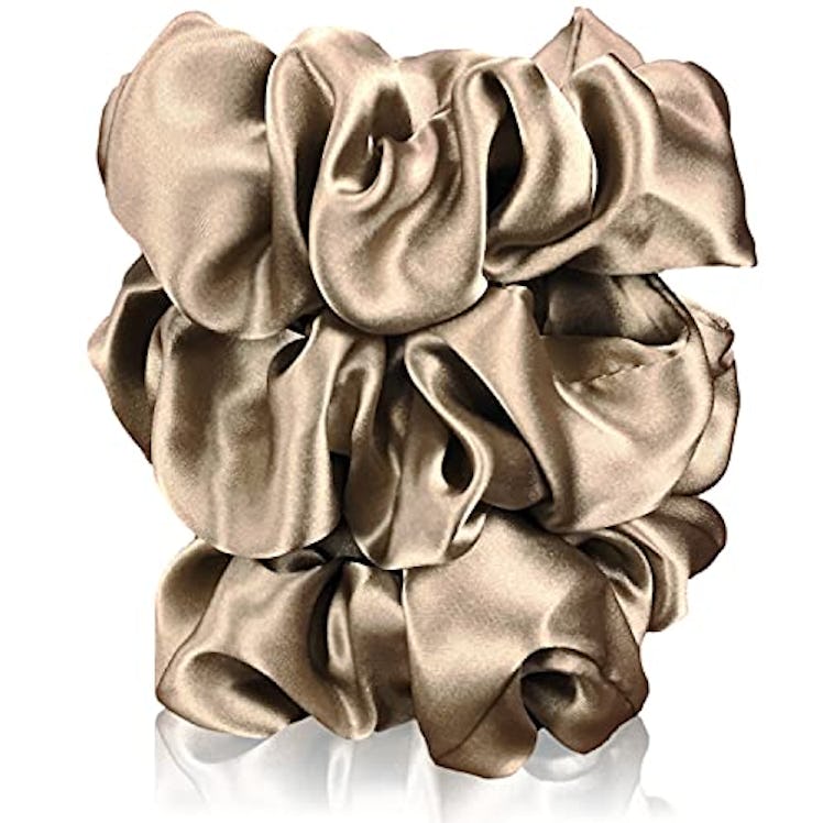 Celestial Silk Mulberry Silk Scrunchies for Hair (3-Pack)