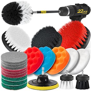 Holikme Drill Brush Attachments Set (22 Pieces)