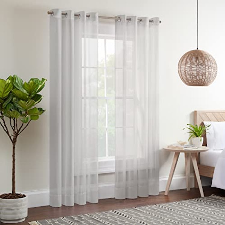 ECLIPSE Kiara Modern Sheer Voile Curtains