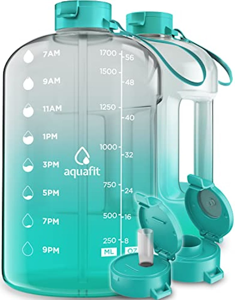 AQUAFIT Water Bottle With Time Markers (64 oz.)