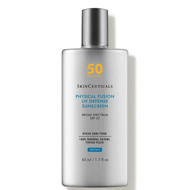 A pregnancy safe skin care product, the SkinCeuticals Physical Fusion UV Defense SPF 50 Mineral Suns...