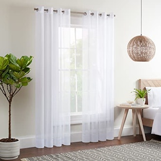 ECLIPSE Sheer Voile Curtains (2 Panels)