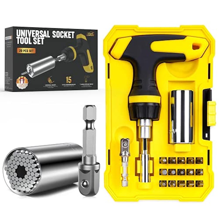 HANPURE Magnetic Ratchet Screwdriver Set
