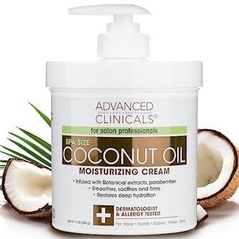 Advanced Clinicals Coconut Body Lotion Moisturizing Cream & Face Lotion 