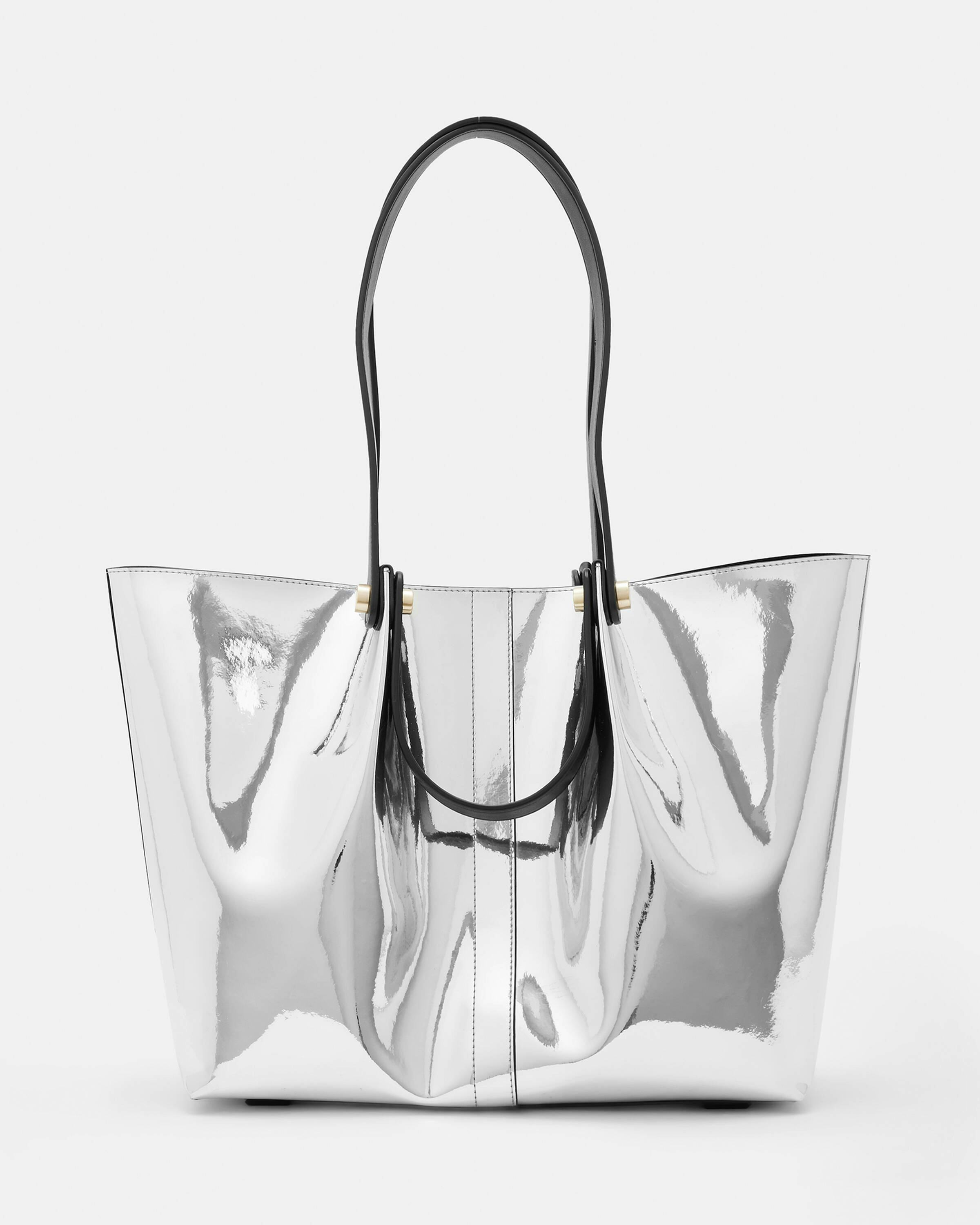 Allington Metallic Leather Tote Bag