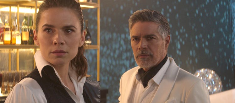 Hayley Atwell and Esai Morales in Dead Reckoning Part One