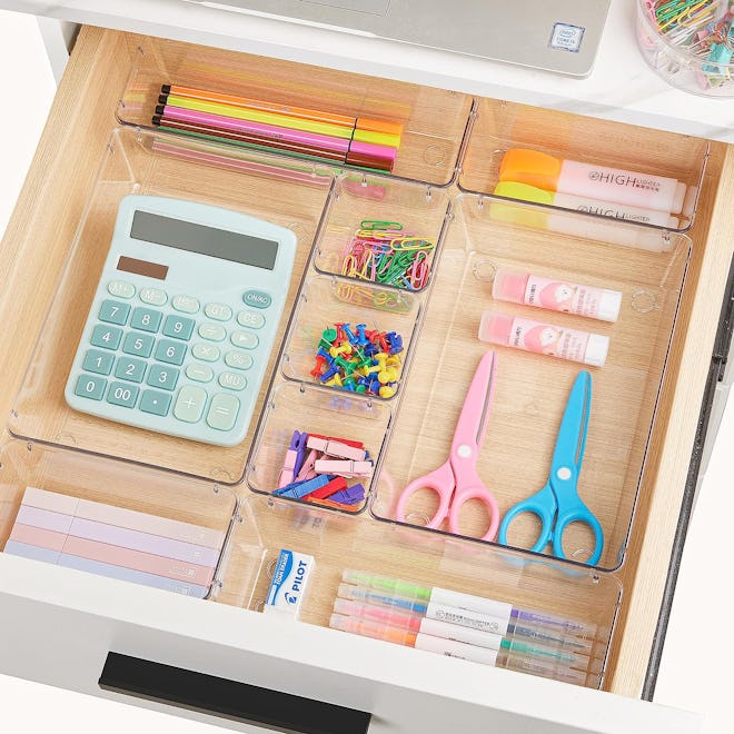 Vtopmart Clear Plastic Drawer Organizers (25 Pieces)
