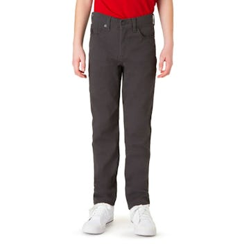 Boys Stretch Twill 5-Pocket Straight Fit Pant