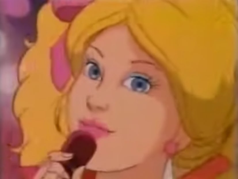 Barbie in 'Barbie and the Rockers', a cartoon from 1987.
