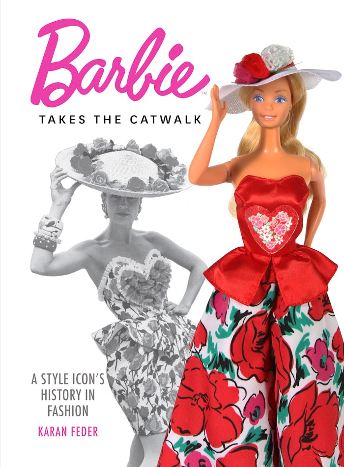 The cover of 'Barbie Takes The Catwalk," by Karan Feder, available October 2023.