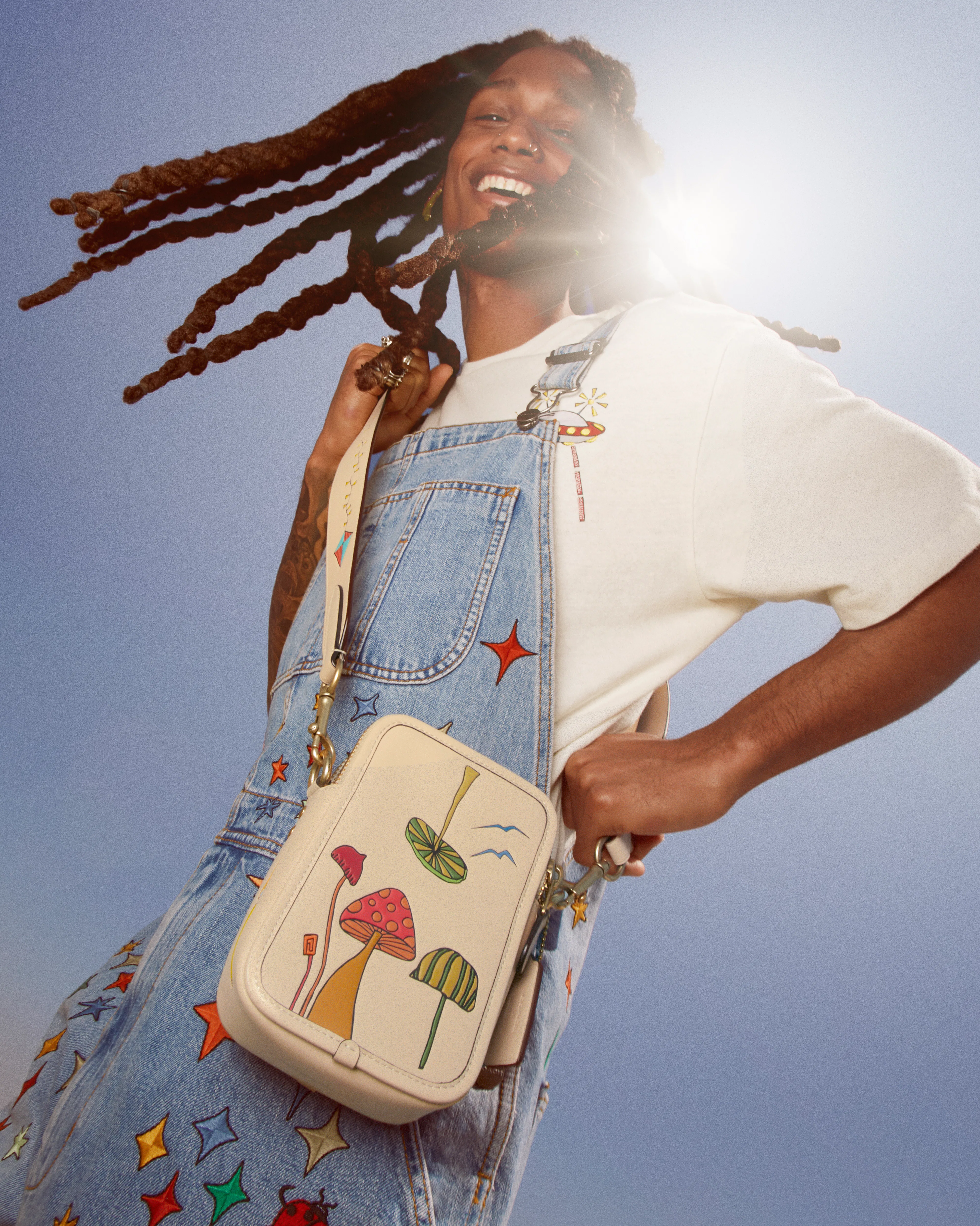 Coach Court Size Backpack Designed By Jessica Herschko @ Actress Kirsten Dunst Kirsten Dunst Collaborated on Coach main image 2