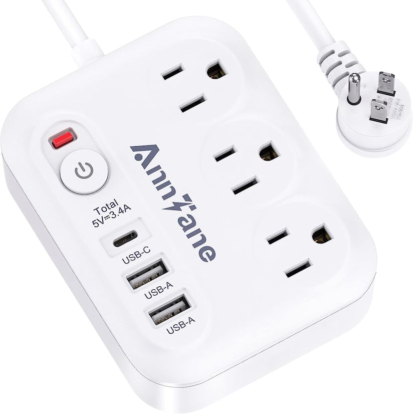 AnnTanne Power Strip Surge Protector with USB-C