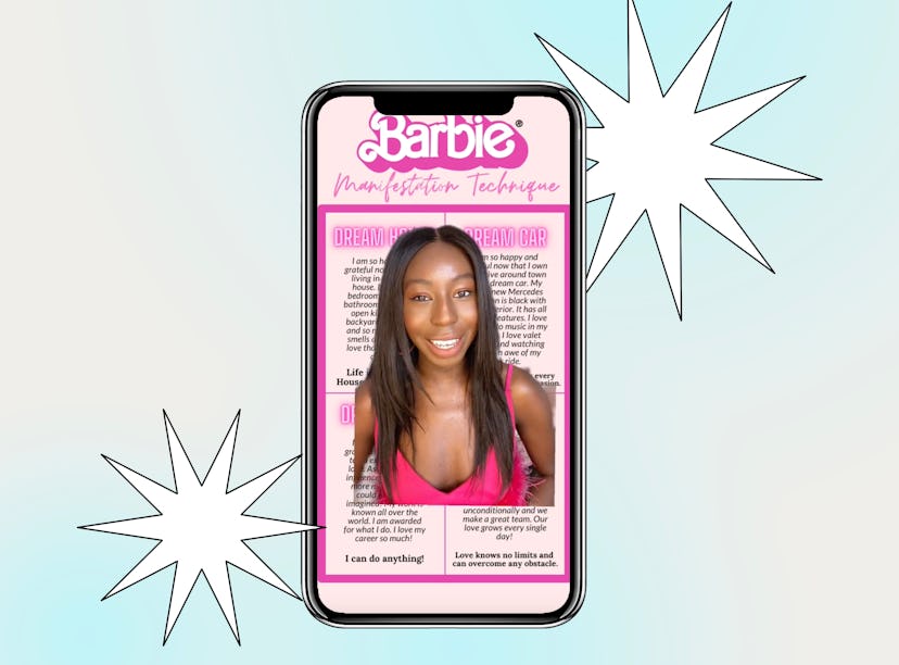 A TikToker shares the Barbie manifestation technique on TikTok to manifest your dream life.