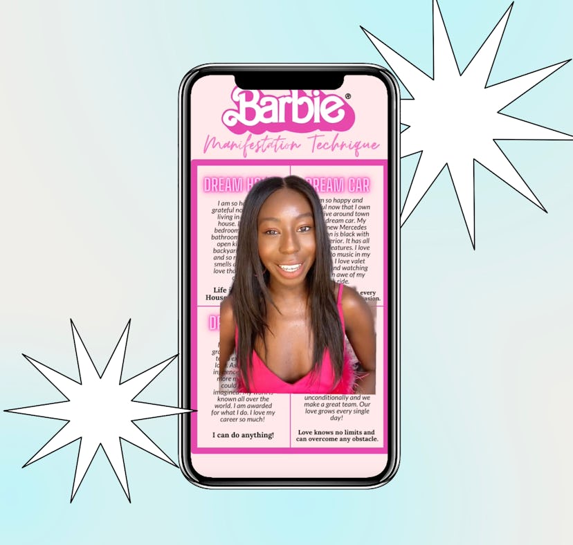 A TikToker shares the Barbie manifestation technique on TikTok to manifest your dream life.