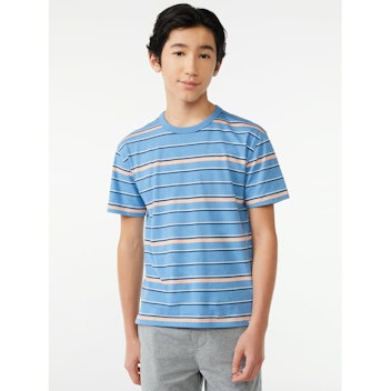 Boys Short Sleeve Stripe T-Shirt