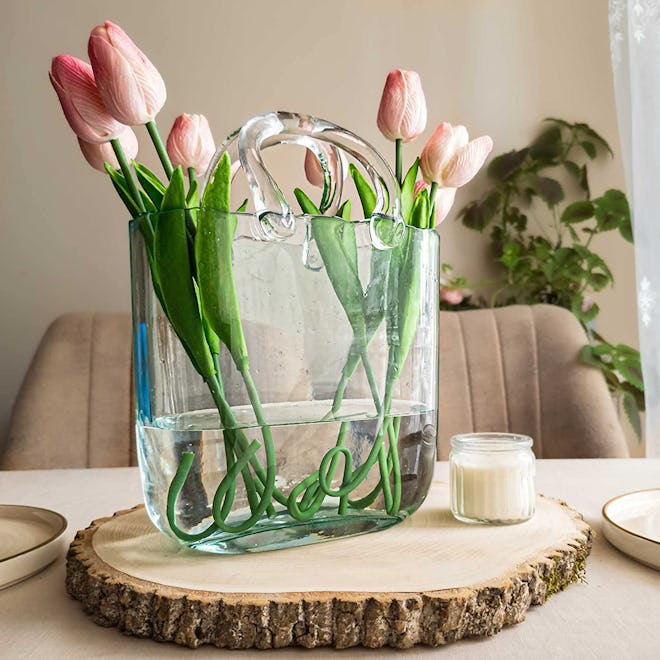 OLEEK Purse Flower Vase 