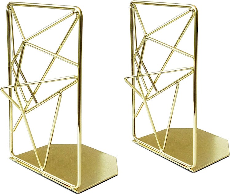 EZDC Gold Liquid Metal Bookends