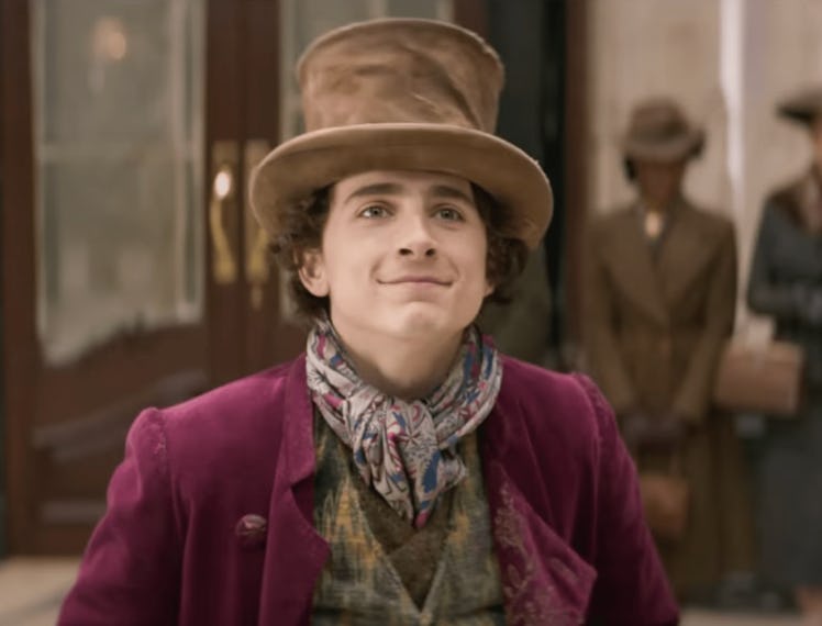 Timothée Chalamet in 'Wonka.'