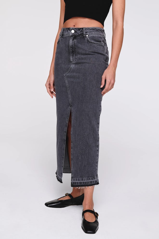 Hershy Maxi Denim Skirt