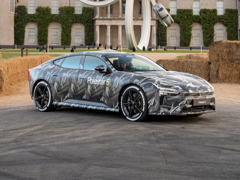 Polestar 5 in prototype camo