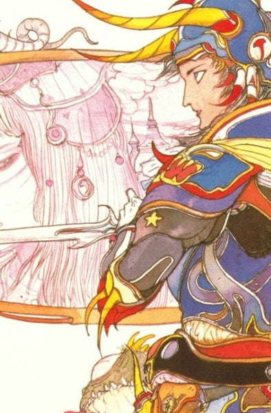 Final Fantasy I Yoshitaka Amano art