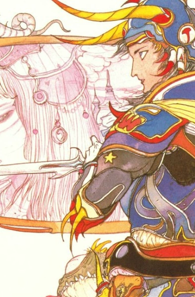 Final Fantasy I Yoshitaka Amano art