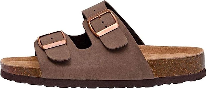 CUSHIONAIRE Lane Cork Footbed Sandal