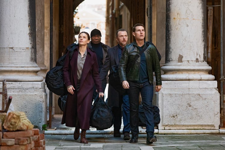 Rebecca Ferguson, Ving Rhames, Simon Pegg, and Tom Cruise in 'Mission: Impossible - Dead Reckoning P...