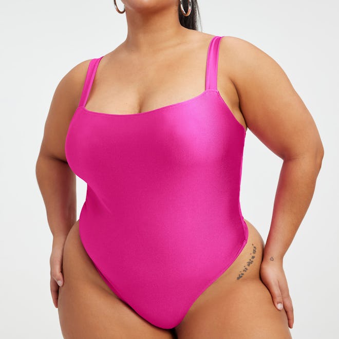 Compression Shine Corset Bodysuit