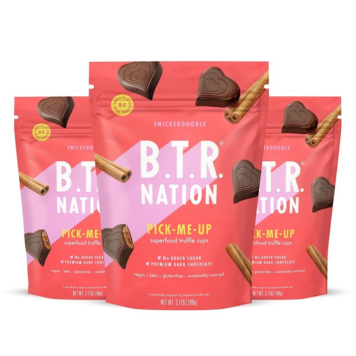 B.T.R. Keto Dark Chocolate Cherry Truffle Cups (18 Cups)