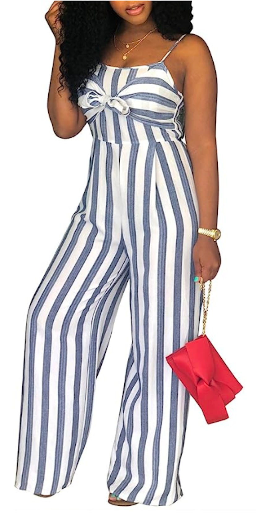 SheKiss Spaghetti Strap Jumpsuit