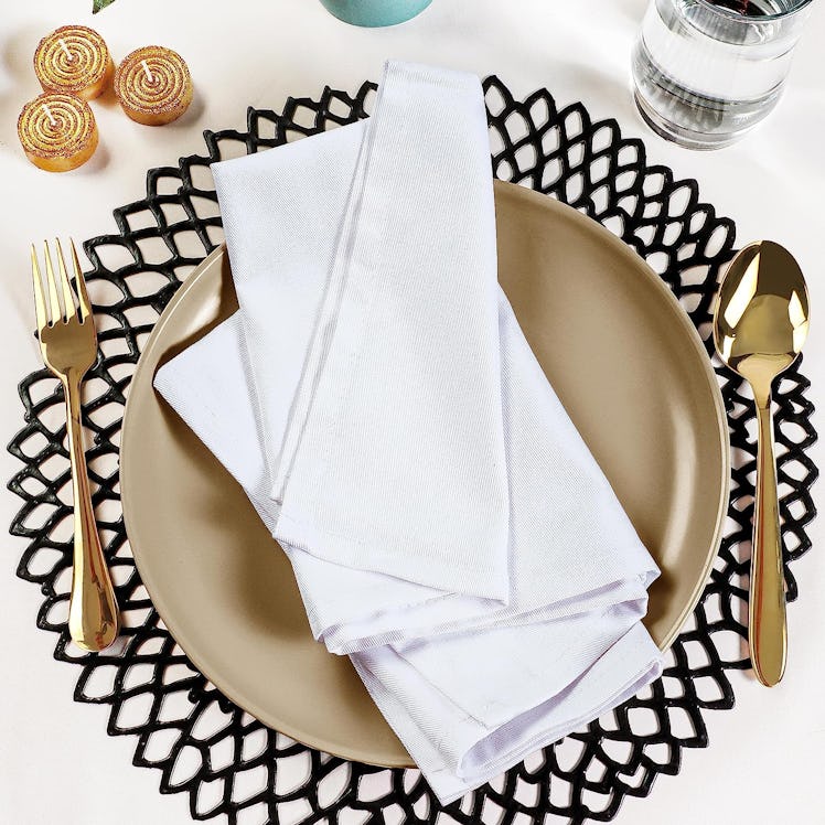 Utopia Kitchen White Cloth Napkins (12-Pack)