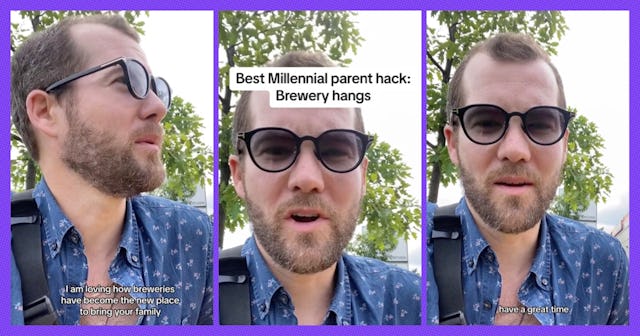 A dad has declared that breweries are the new park, but others argue that drinking establishments sh...