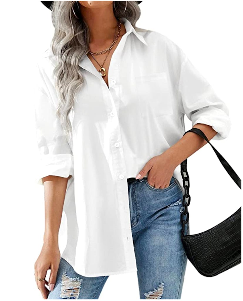 Hotouch Oversize Button-Down Shirt