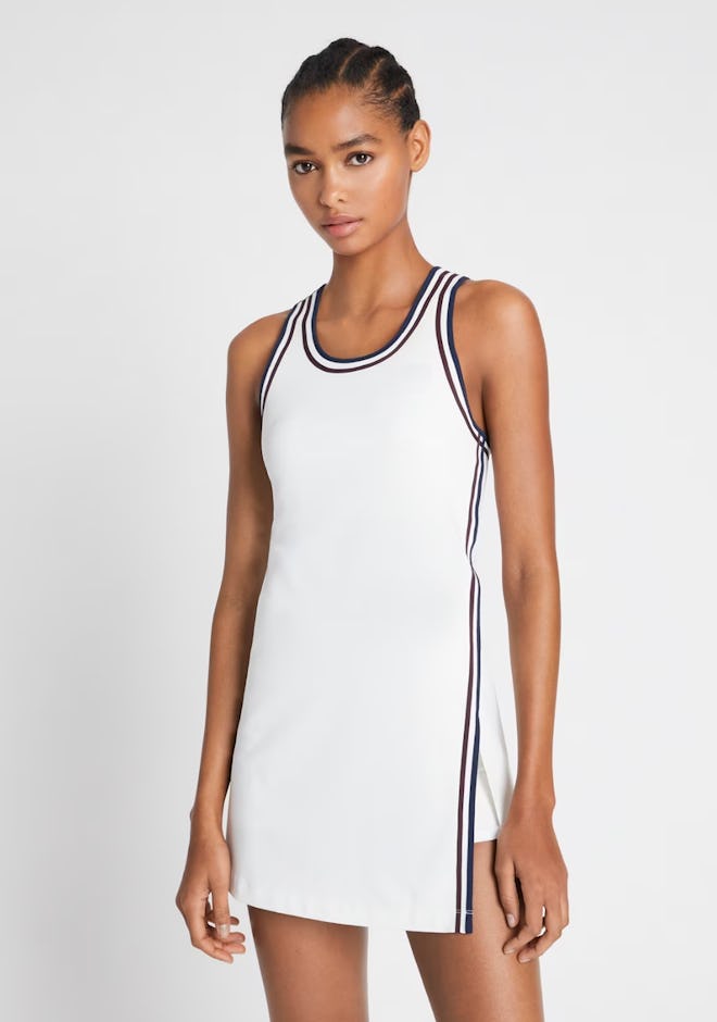 Side Slit Tennis Dress