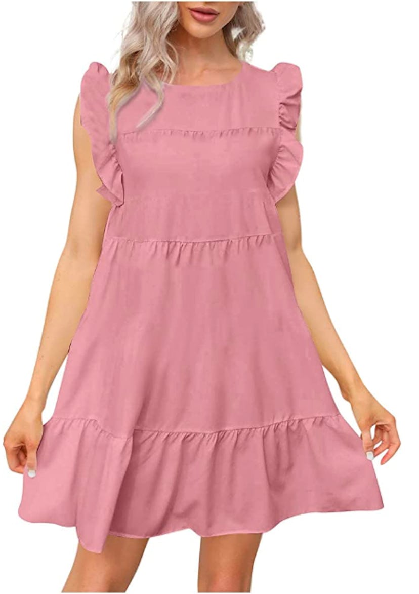 FWFLYAWAY Tiered Ruffle  Dress