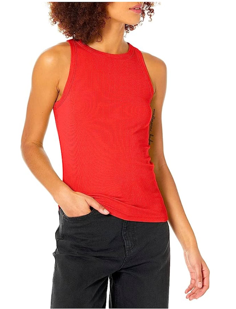 The Drop Ribbed Racerback Tank Top