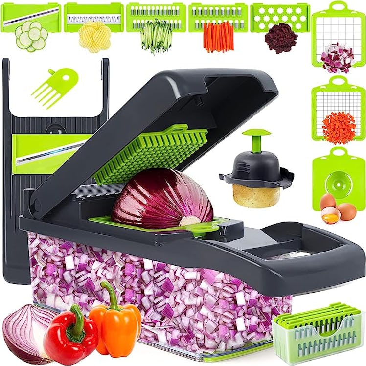 RAIQEE Vegetable Chopper And Mandolin Slicer