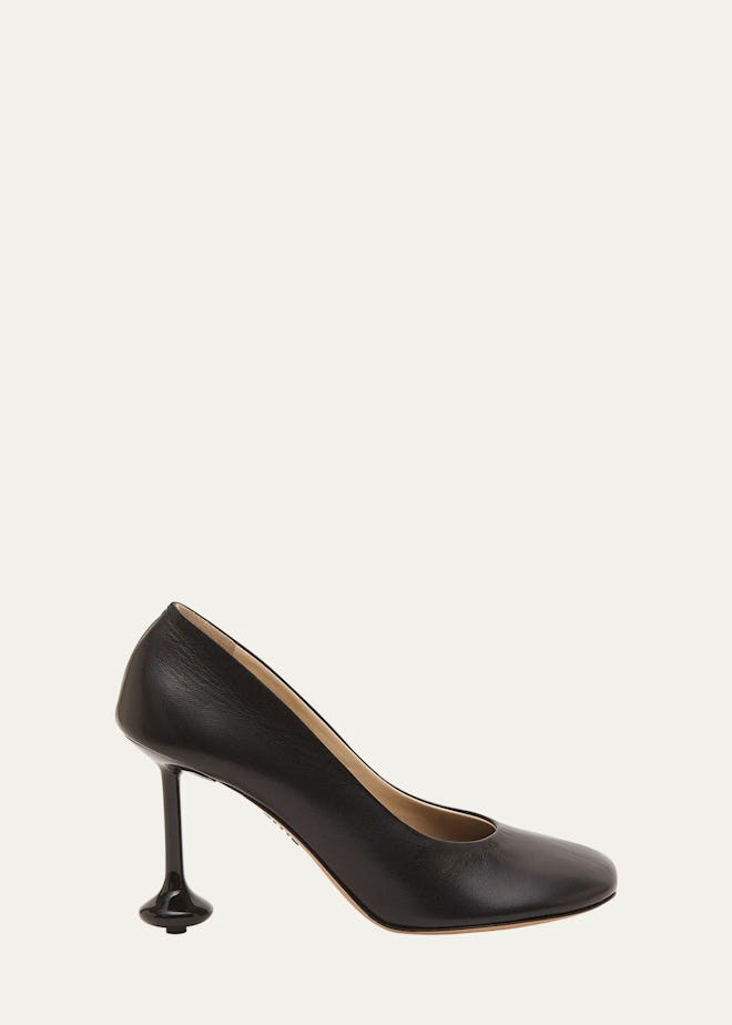 Loewe Toy Leather Drop Stiletto Pumps