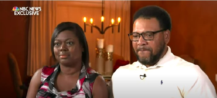 Carlee Russell's parents spoke about their daughter's safe return.