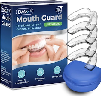 DAVV Mouth Guard for Clenching Teeth at Night (4 Pieces)